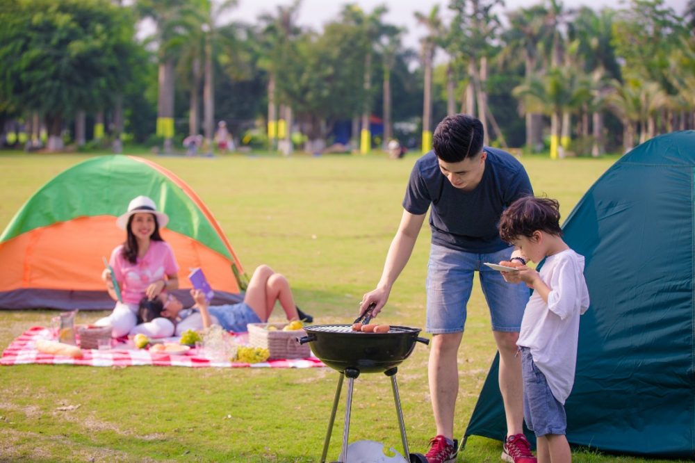 Những địa điểm cắm trại hấp dẫn, an toàn tại Hà Nội vô cùng thu hút