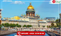 Tour du lịch Nga: Matxcova - St. Petersburg 8 Ngày 7 Đêm 2023