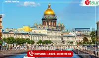 Tour du lịch Nga: Matxcova - St Petersburg 8 Ngày 7 Đêm 2026