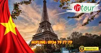 Tour Du Lịch Pháp Ý 9 Ngày 8 Đêm  Lễ 30/4/2025