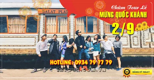 Tour du lịch Đà Lạt 2 ngày 1 đêm Lễ 2/9/2026