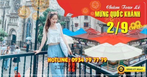 Tour du lịch Đà Nẵng Bà Nà Hills 3 ngày 2 đêm Lễ 2/9/2025