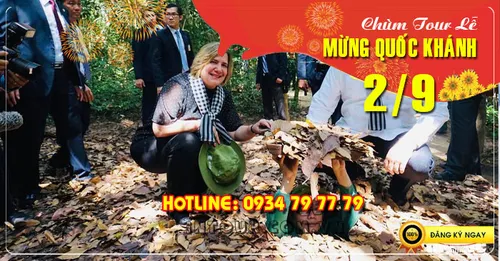 Tour du lịch địa đạo củ chi 1 ngày Lễ 2/9/2026