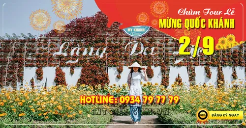 Tour du lịch miền tây Mỹ Tho - Tiền Giang 1 ngày Lễ 2/9/2026