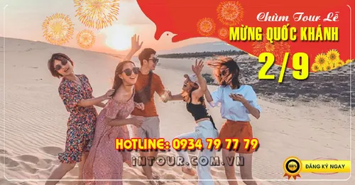 Tour du lịch Phan Thiết - Mũi Né 1 ngày Lễ 2/9/2026