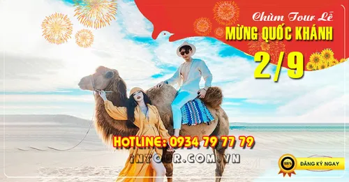 Tour du lịch Phan Thiết - Mũi Né 2 ngày 1 đêm Lễ 2/9/2026