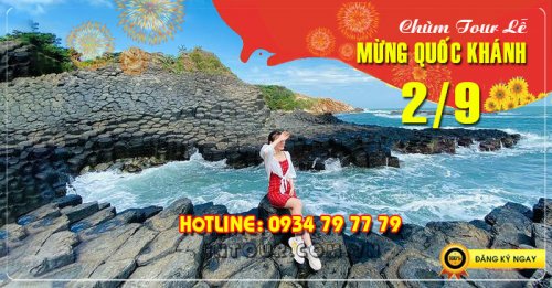 Tour du lịch Phú Yên - Điệp Sơn 3 ngày 3 đêm Lễ 2/9/2025