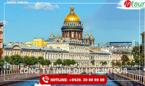 Tour du lịch Nga: Matxcova - St. Petersburg 8 Ngày 7 Đêm 2026