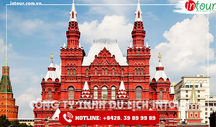 Tour du lịch Nga: Matxcova - St Petersburg 7 Ngày 6 Đêm 2026