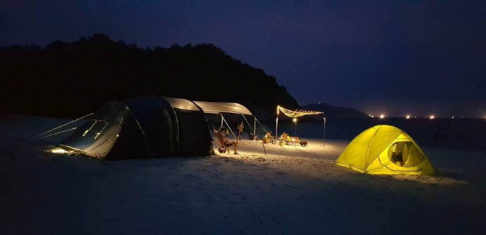 Những địa điểm cắm trại hấp dẫn, an toàn tại Vũng Tàu vô cùng thu hút