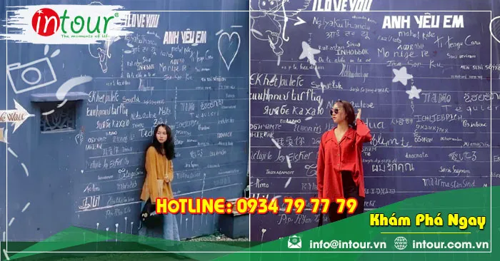 Bức tường tỏ tình I Love You Đà Lạt điểm check-in siêu lãng mạn mới