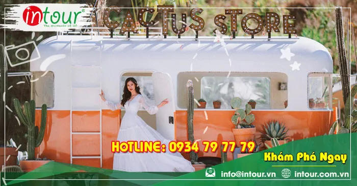 Kombi Land Coffee Check - in Ốc Đảo Xương Rồng Tại Đà Lạt